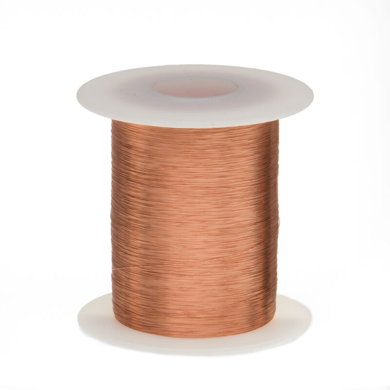 40 Awg Gauge Enameled Copper Magnet Wire 2 Oz 4152' Length 0.0034" 155c Natural