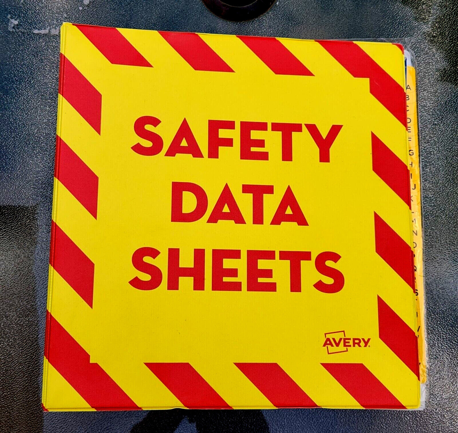 Sds Safety Data Sheet 3 - Ring Binder With Heavy Duty Plastic Dividers