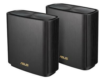 ASUS ZenWiFi AX Whole-Home Tri-band Mesh WiFi 6 System (XT8) - 2 pack, Coverage