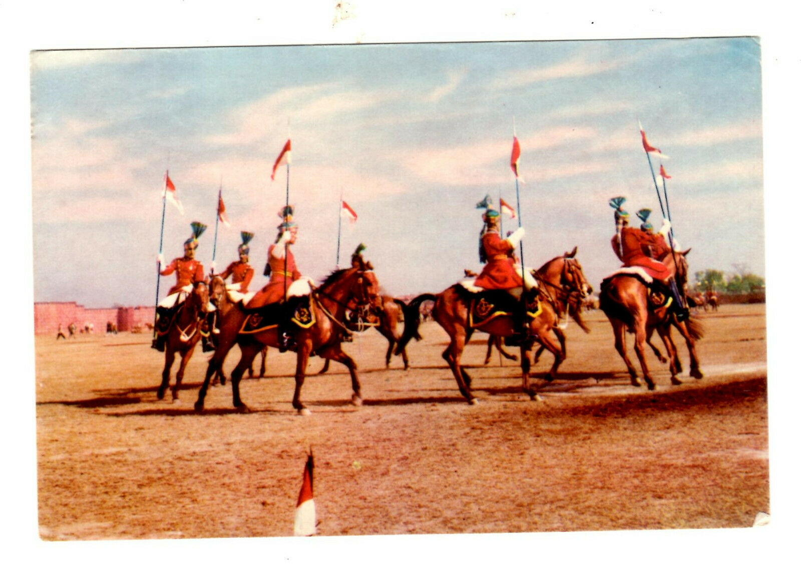 Lahore Pakistan Postcard - Musical Ride By President 's Bodyguard Horses Men