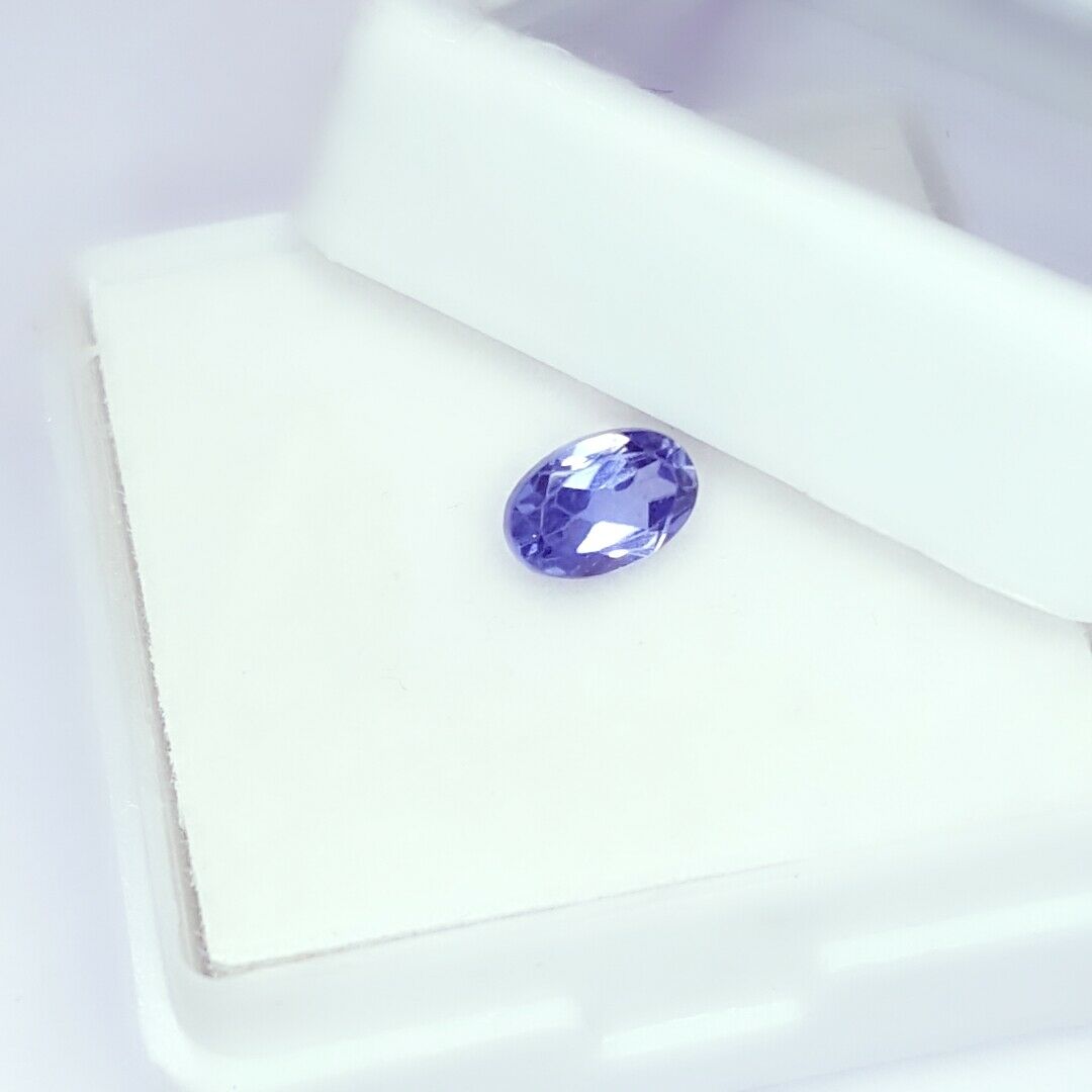 Loose Gemstone 0.62 Ct Unheated Natural Blue Sapphire Certified 5.76x3.95 Mm