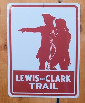 Lewis and Clark Trail Sign Montana Idaho Washington Oregon