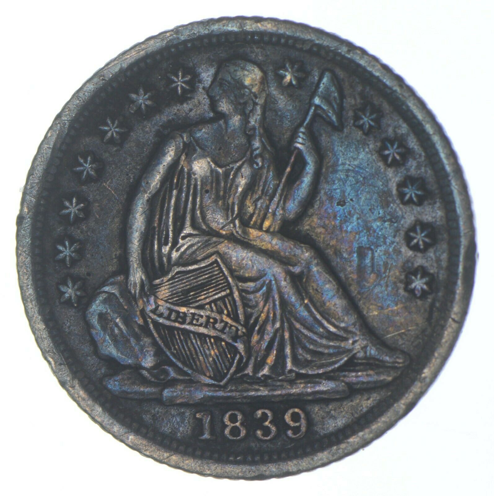 1839-o Seated Liberty Half Dime *2402
