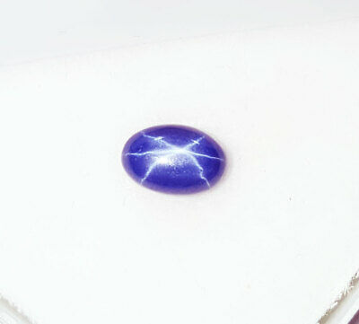 0.82 Ct Loose Gemstone Natural Star Blue Sapphire Unheated Untreated Certified