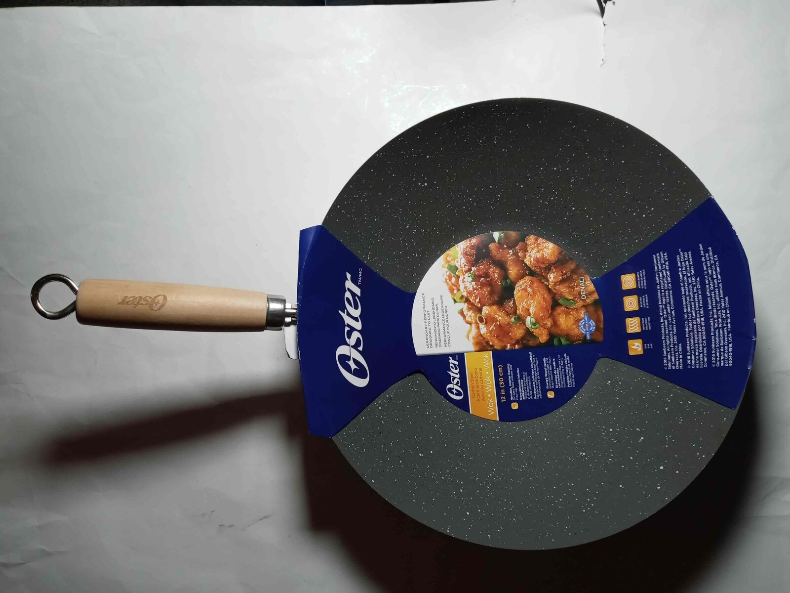 Oster Carbon Steel Wok Pan 12in (30 M) Nonstickbrand New