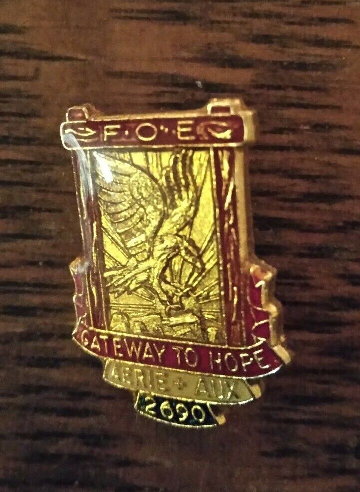 Fraternal Order Of Eagles Pin F.o.e. Foe  Gateway To Hope