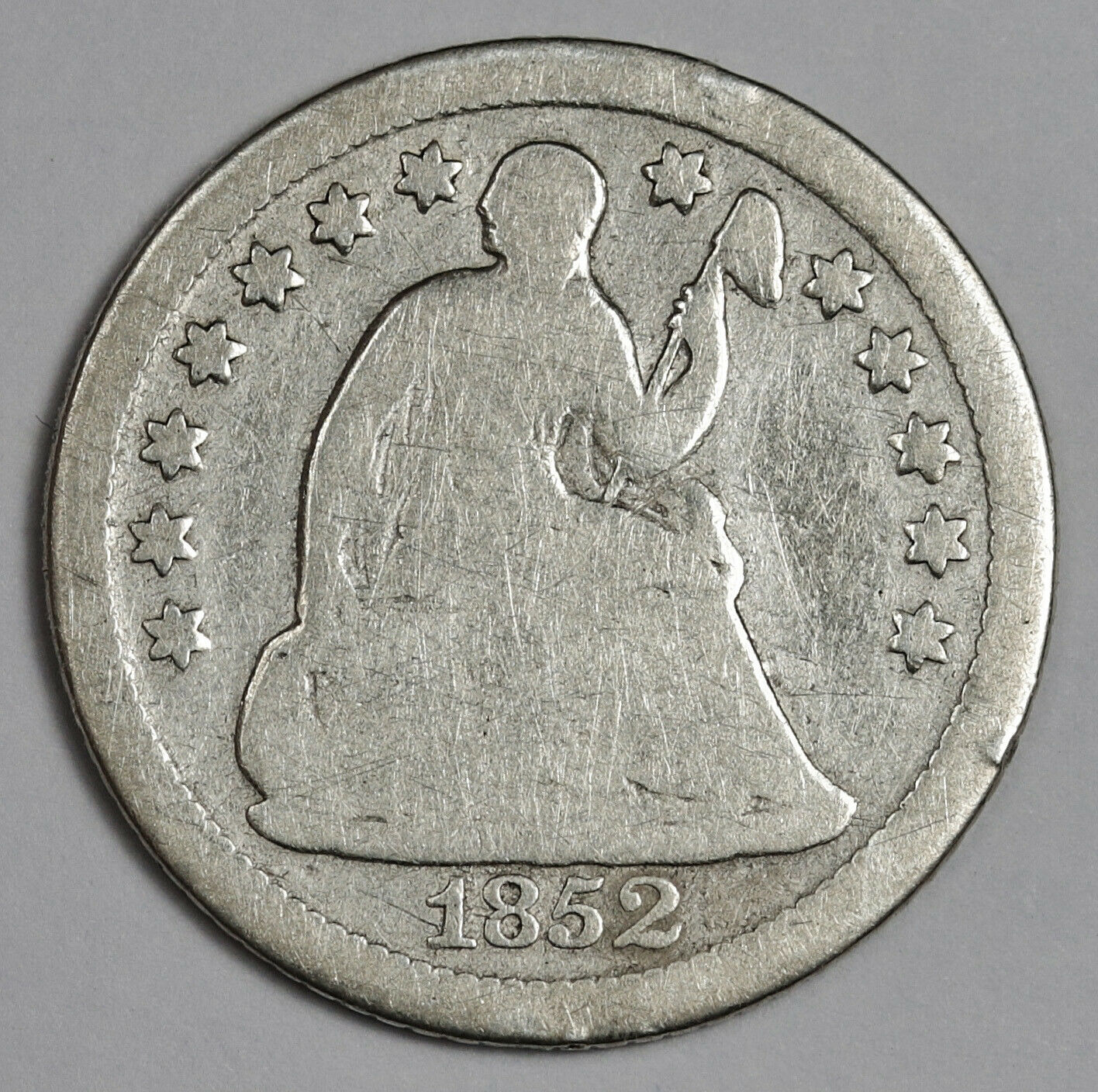 1852-o Liberty Seated Half Dime.  Good.  166288
