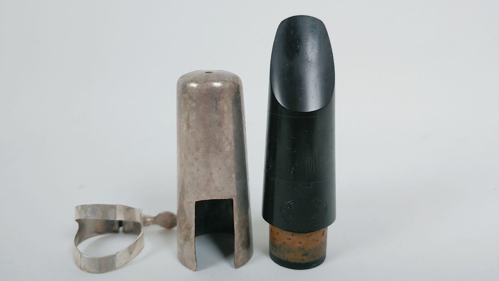 Vintage The Pedler  Co Elkhart Ind Hard Rubber Bb Clarinet Mouthpiece