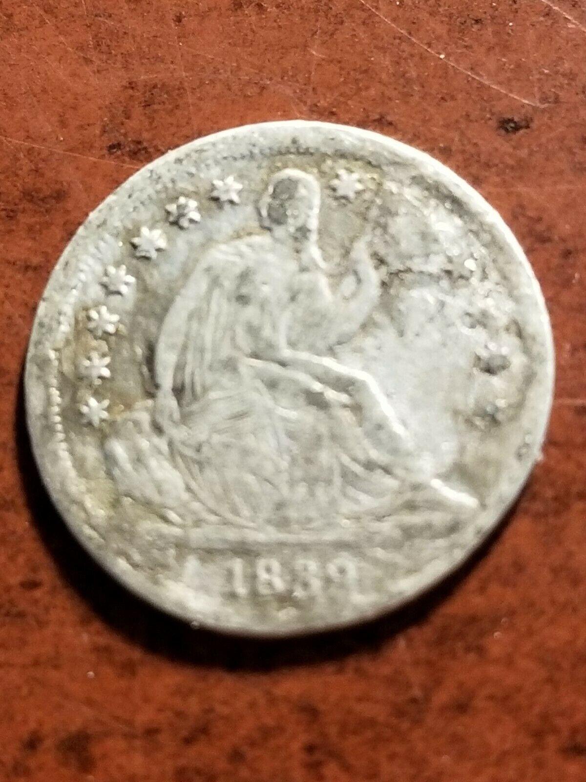 1839 O Seated Liberty Silver Half Dime    Inv07     Dl773